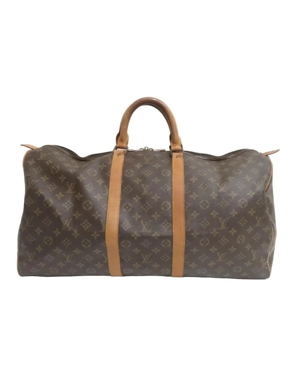 1985 Louis Vuitton Monogram Duffle Boston Bag Keepall 55 853